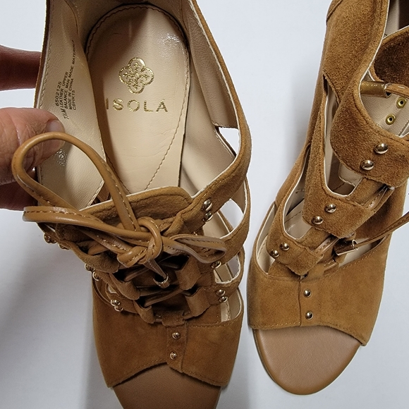 Isola Suede leather Heels - Picture 7 of 9